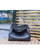 FENDI PEEKABOO ICONIC MEDIUM HANDBAG  IN BLACK LEATHER